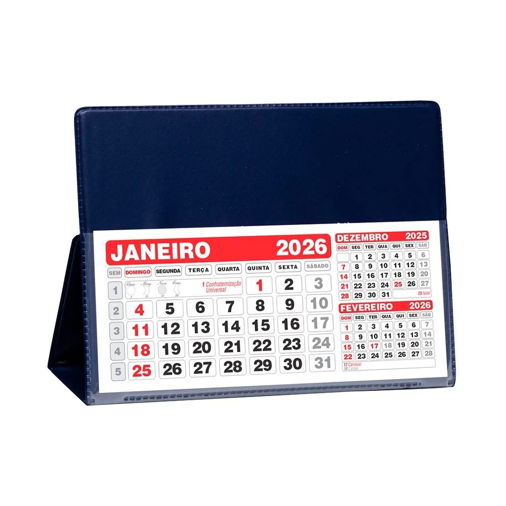 Calendário De Mesa Em Pvc