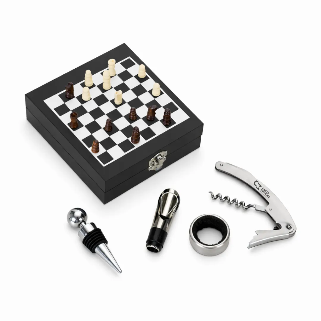Kit Vinho Xadrez 4 Peças