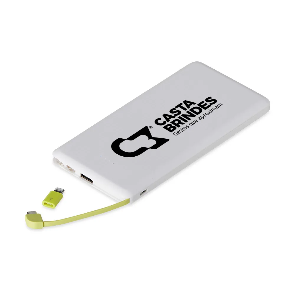 Power Bank 10.000mAh com Indicador LED