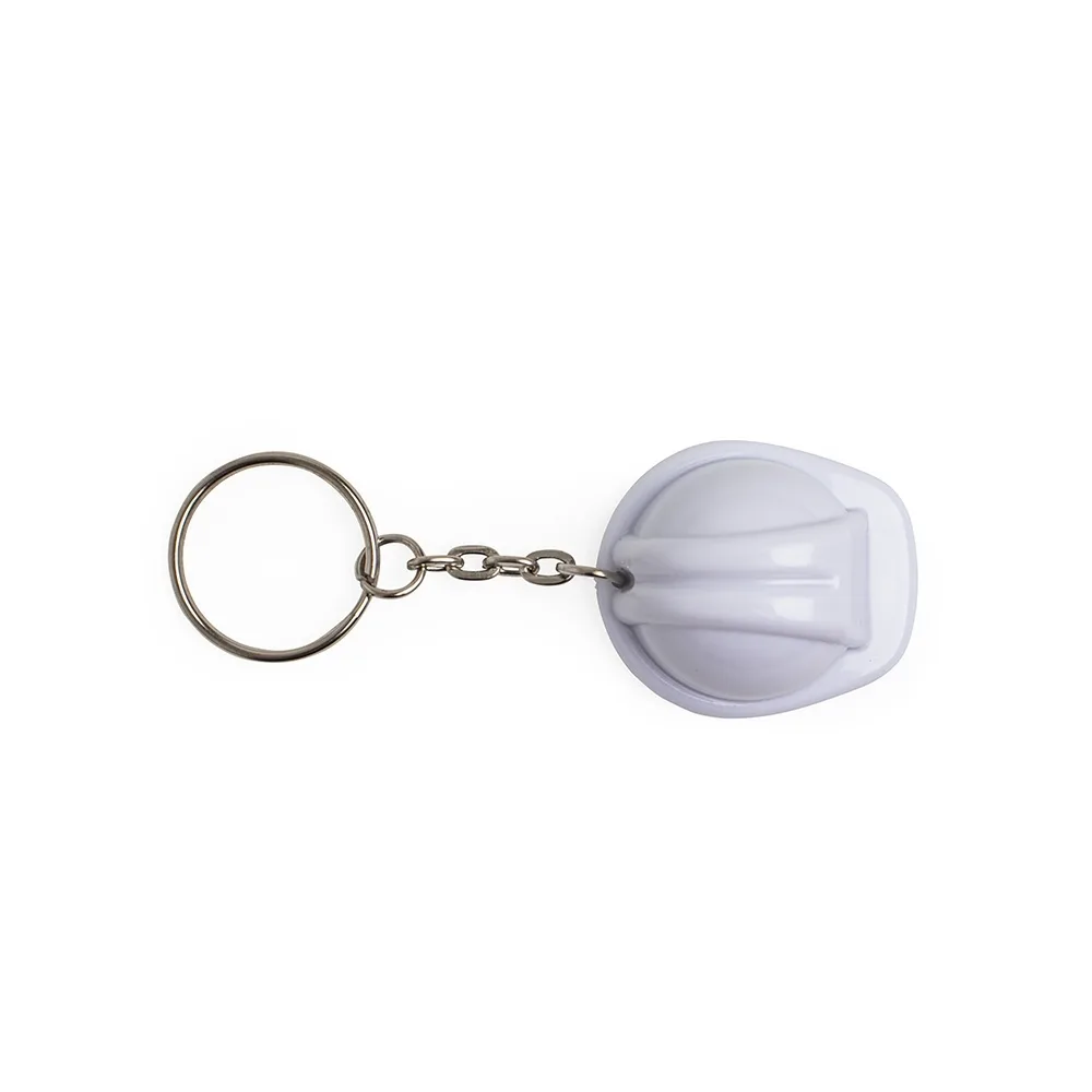 Chaveiro Plastico Capacete C/ Corrente