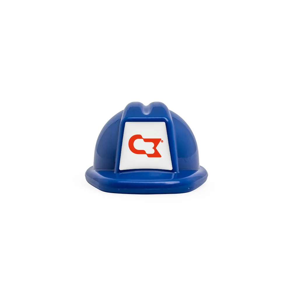 Chaveiro Plastico Capacete C/ Corrente