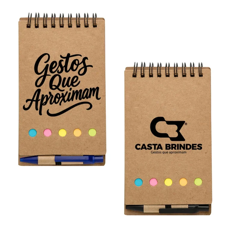 Bloco Autoadesivo com Caneta