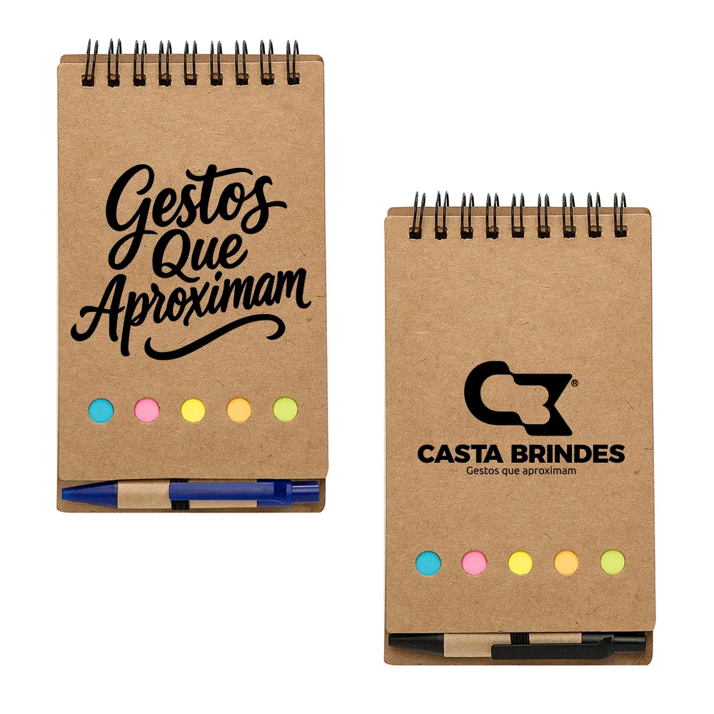 Bloco Autoadesivo com Caneta
