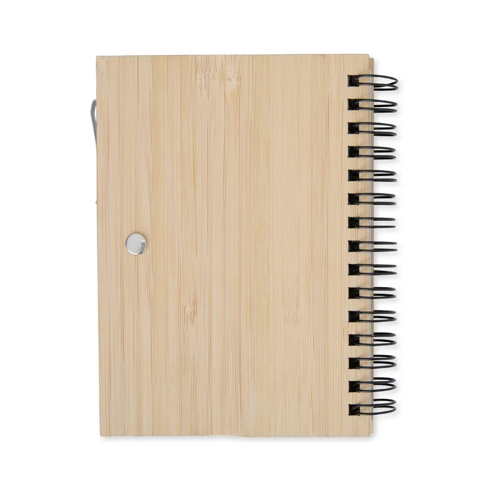 Caderno De Bambu C/ Caneta