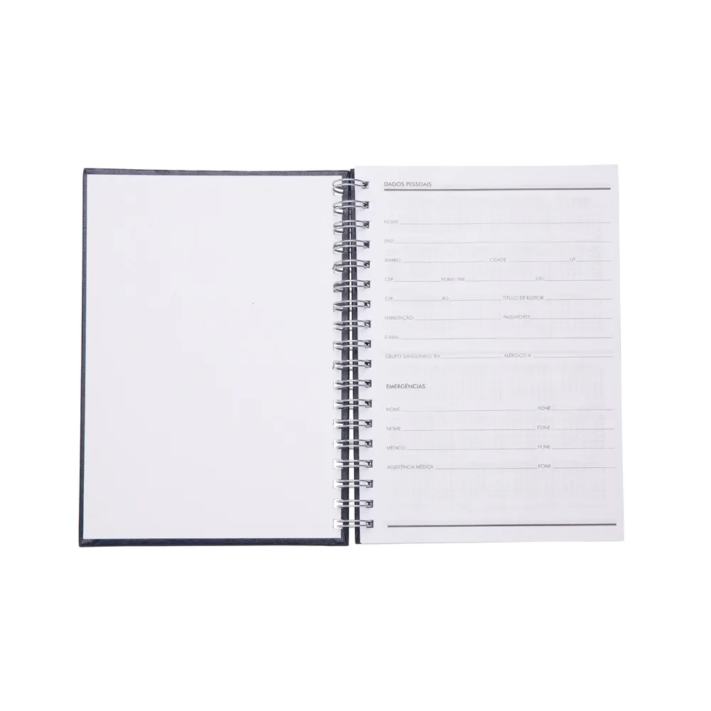Caderno Couro Sintético