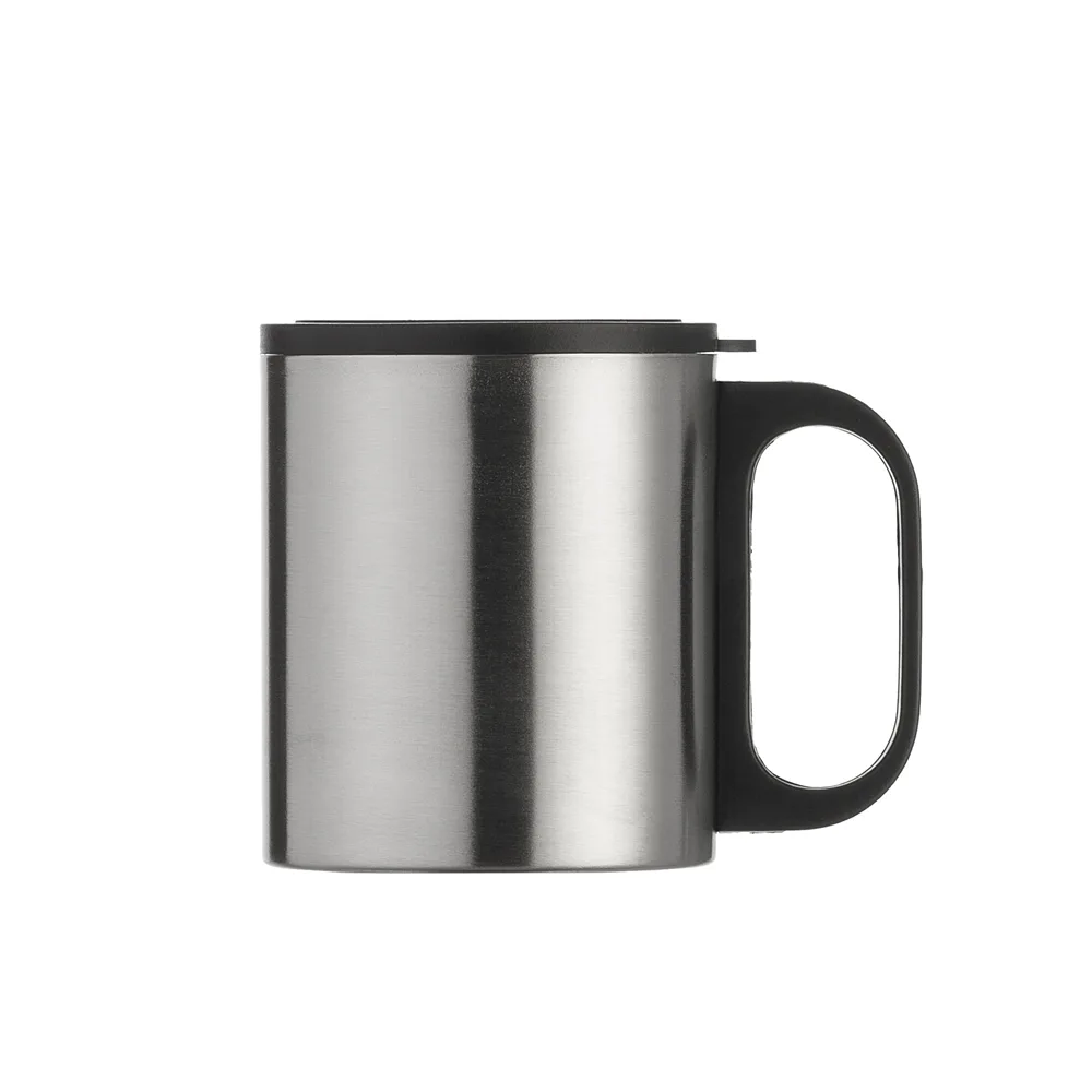 Caneca Inox 180Ml Com Tampa
