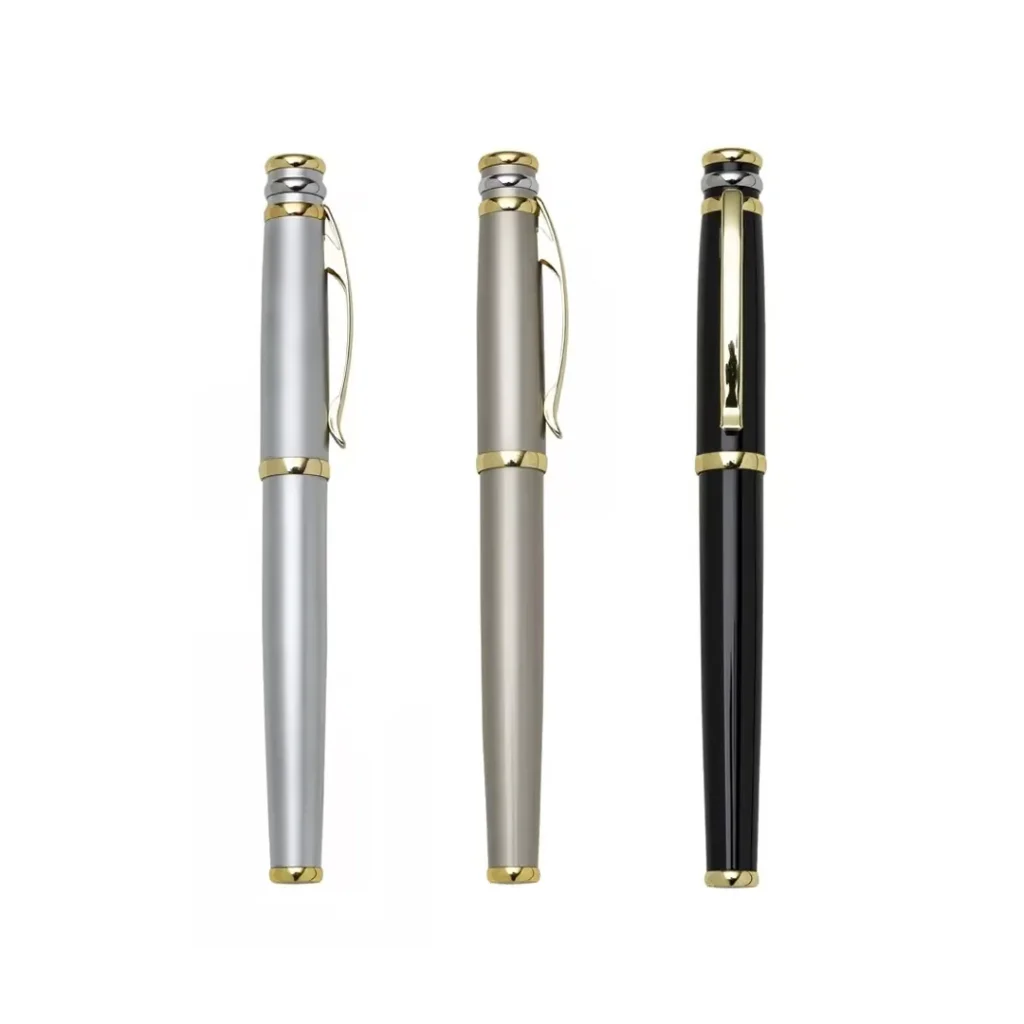 Caneta Plástica Com 3 Cores E Touch