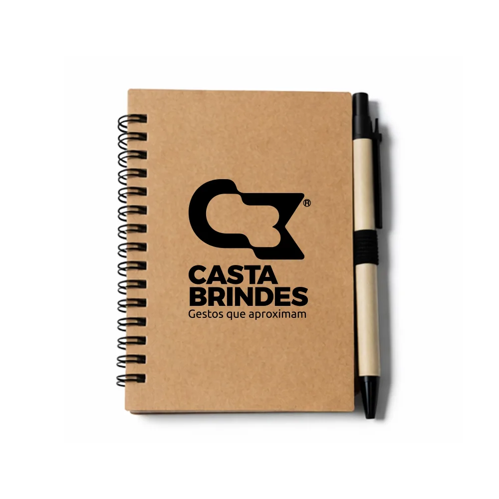 Bloco De Anotações Com Caneta