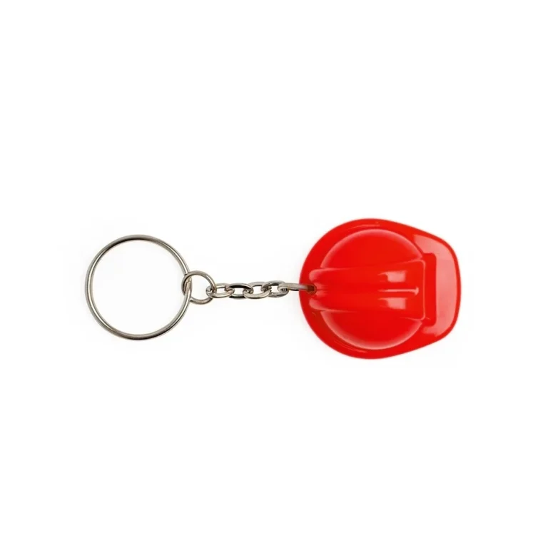 Chaveiro Plastico Capacete C/ Corrente