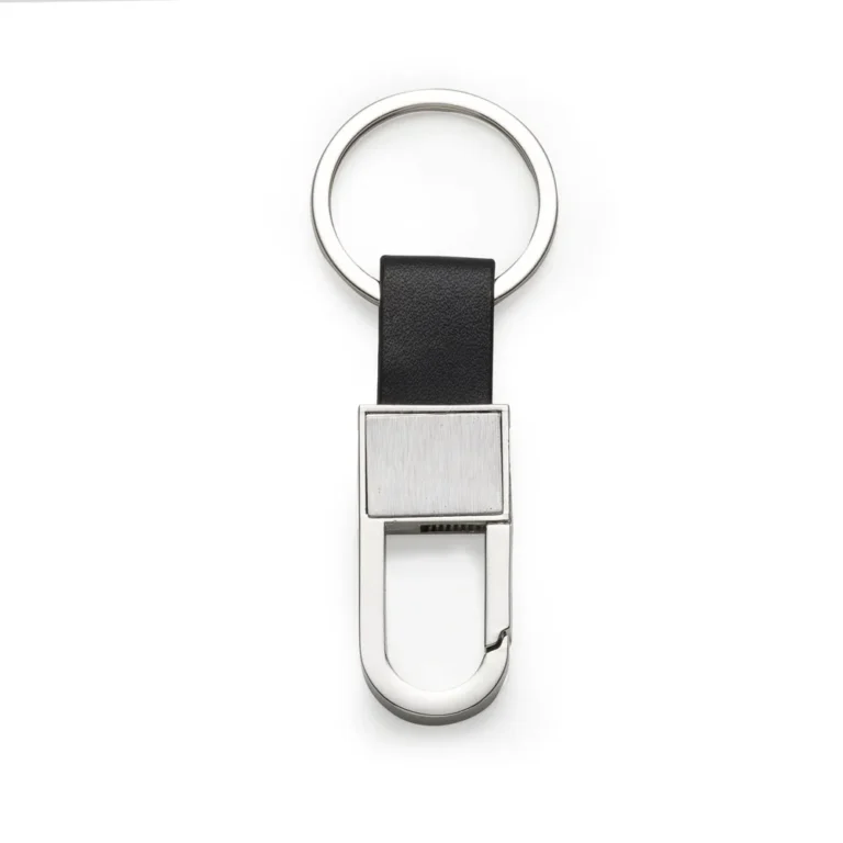 Chaveiro Metal Couro