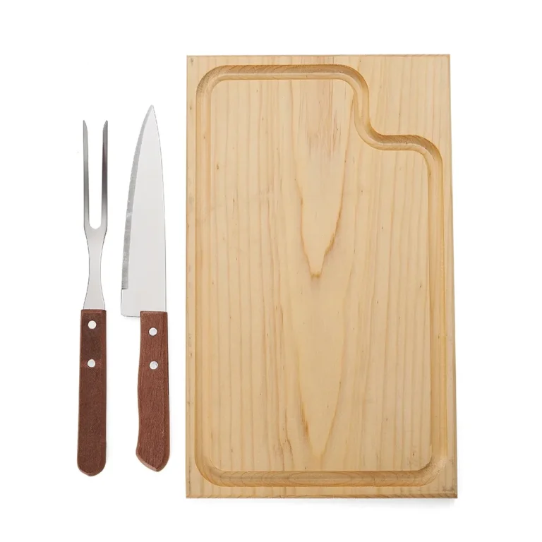 Kit Churrasco Kraft 3Pç