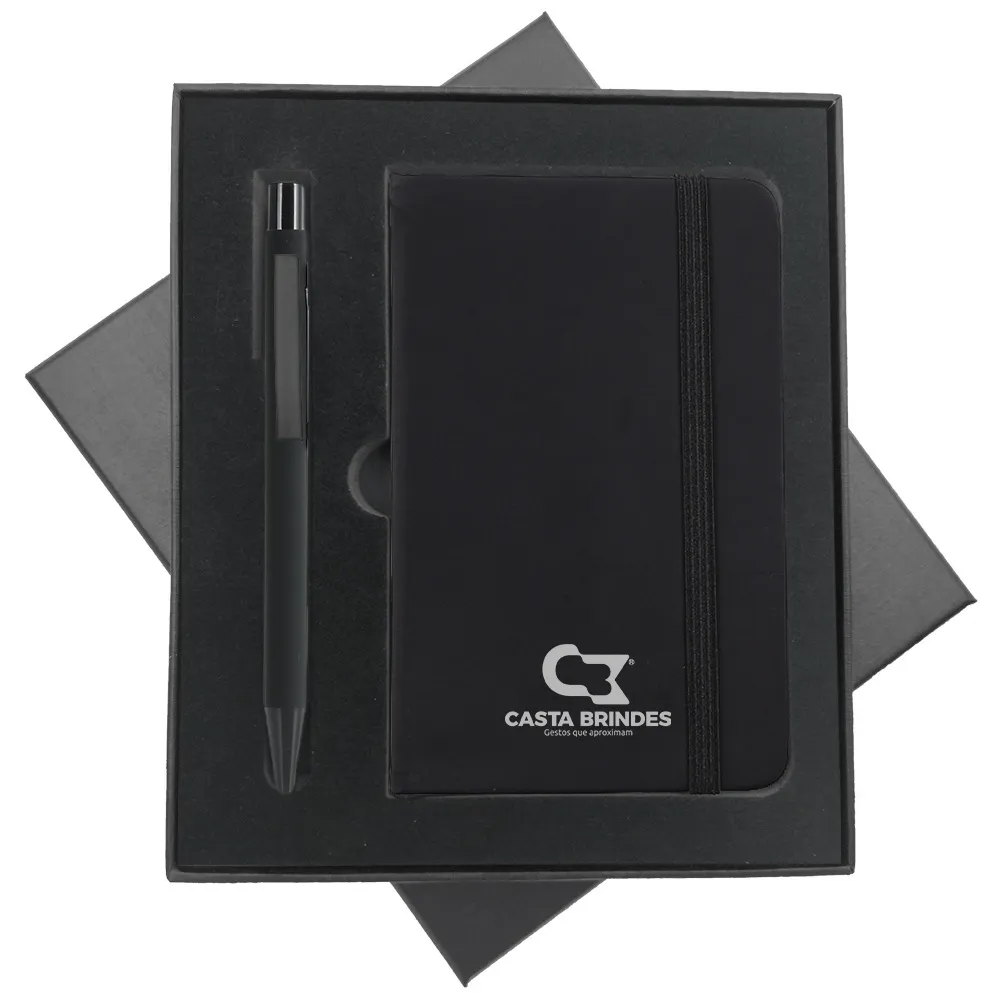 Kit Executivo Preto 2 Peças