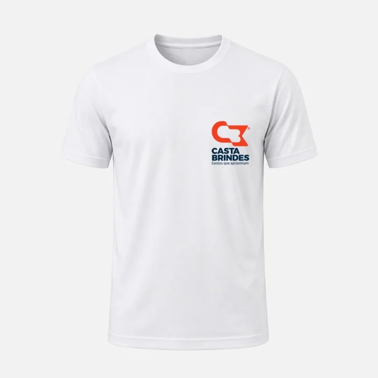 CAMISA DE MALHA GOLA CARECA ALGODÃO CLARA