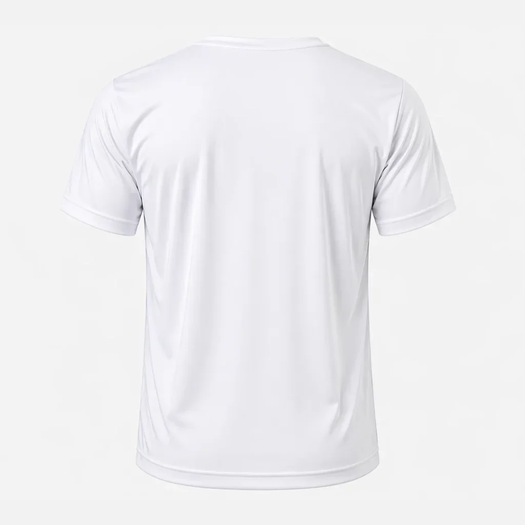 CAMISA DE MALHA GOLA CARECA POLIVISCOSE CLARA