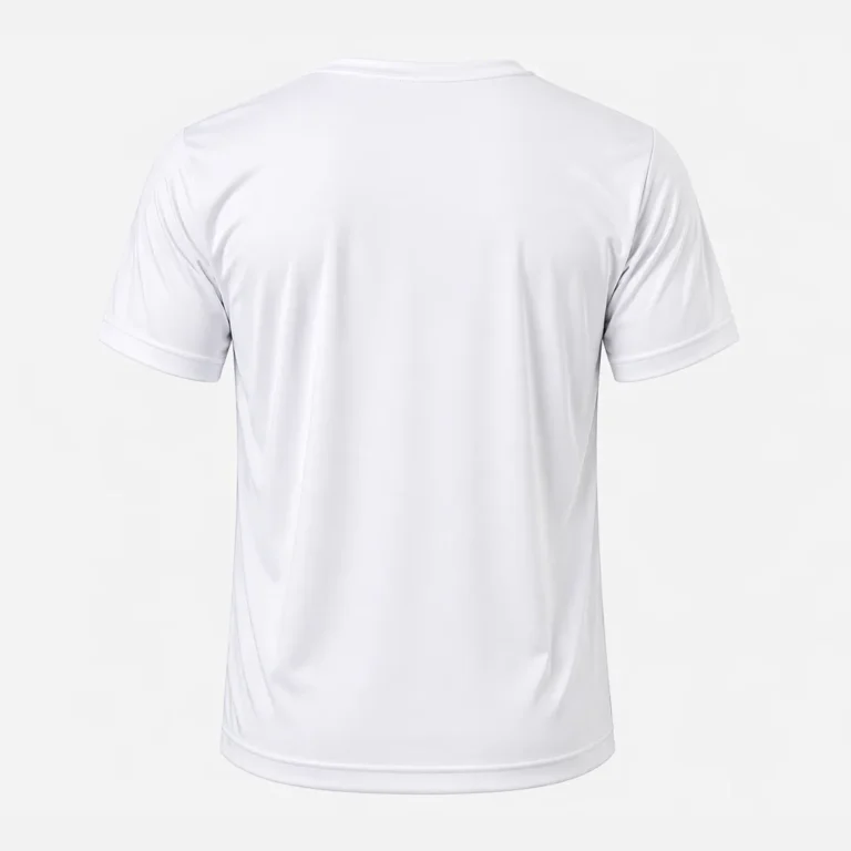 CAMISA DE MALHA GOLA CARECA POLIVISCOSE CLARA