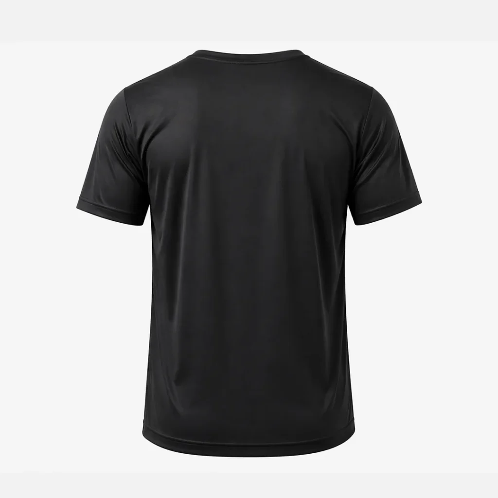 CAMISA DE MALHA GOLA CARECA POLIVISCOSE ESCURA