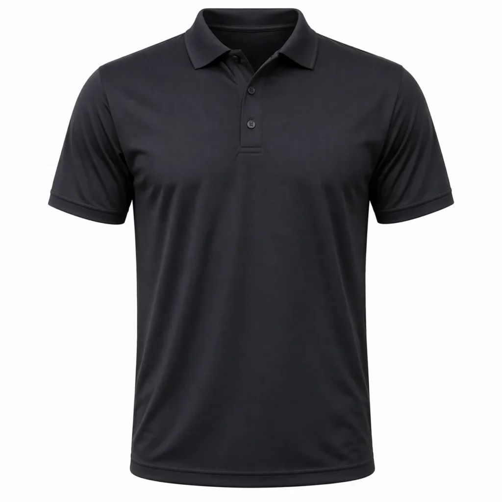 CAMISA POLO POLIVISCOSE PERSONALIZADA ESCURA