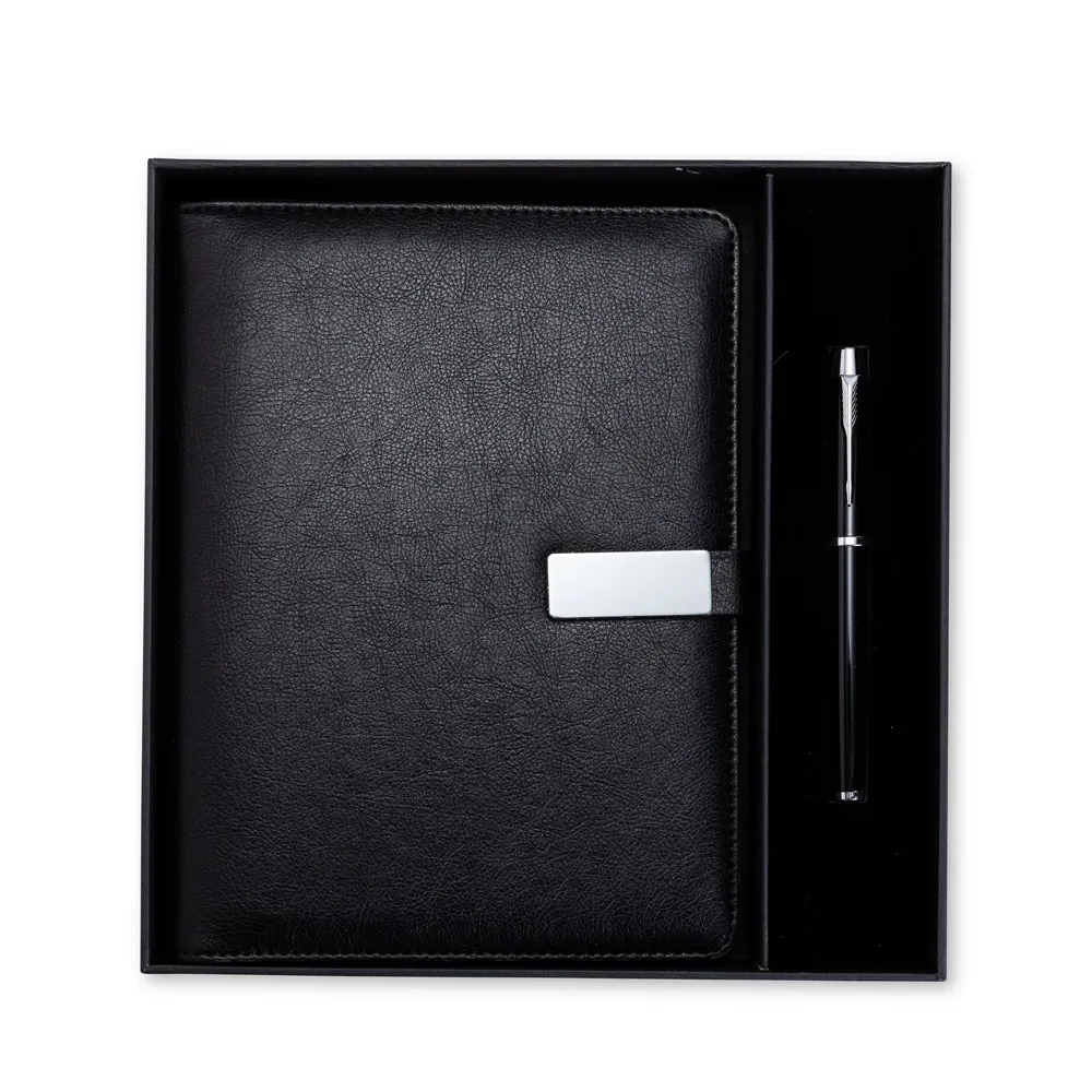 KIT EXECUTIVO 2 PEÇAS CAPA EM COURO SINTÉTICO