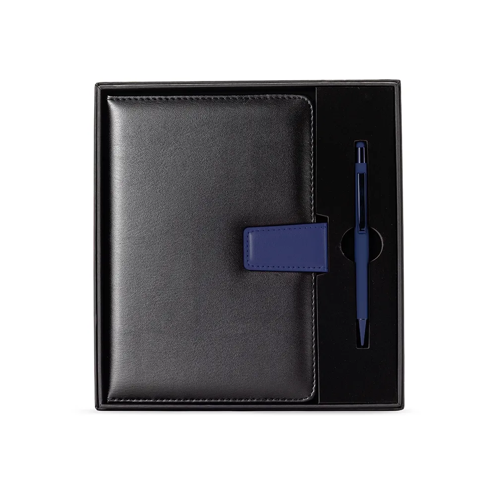 KIT EXECUTIVO 2 PEÇAS CAPA EM COURO SINTÉTICO