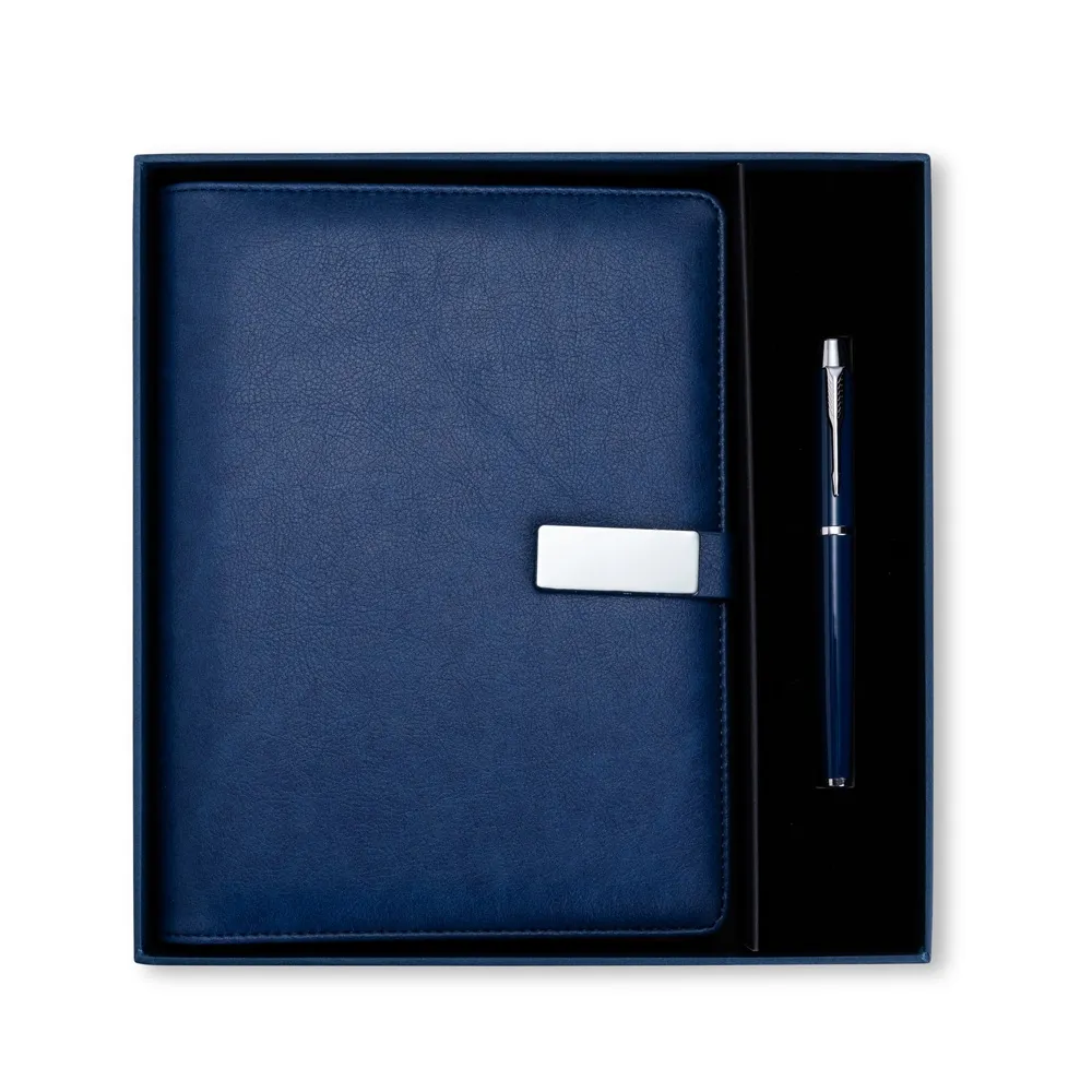 KIT EXECUTIVO 2 PEÇAS CAPA EM COURO SINTÉTICO