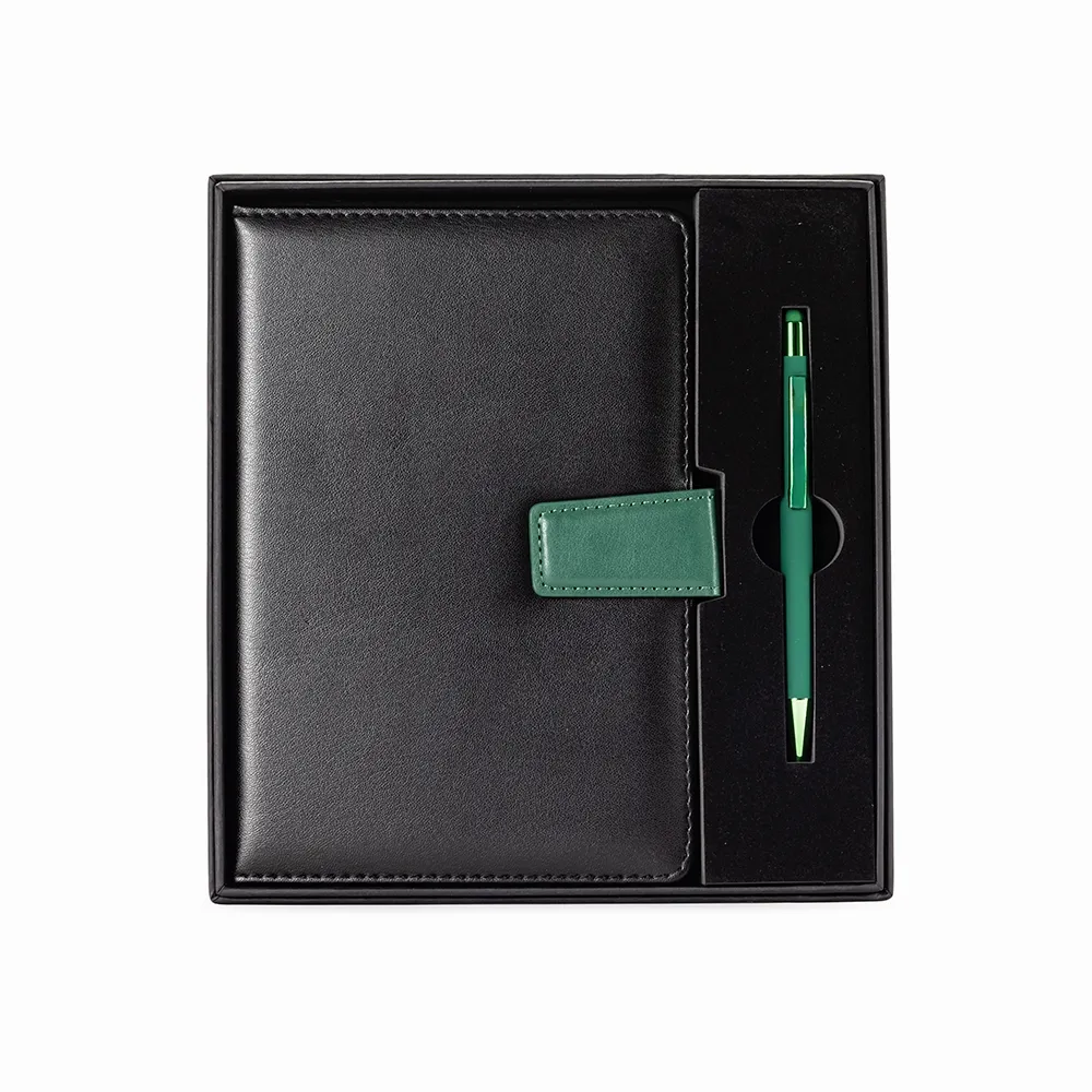 KIT EXECUTIVO 2 PEÇAS CAPA EM COURO SINTÉTICO