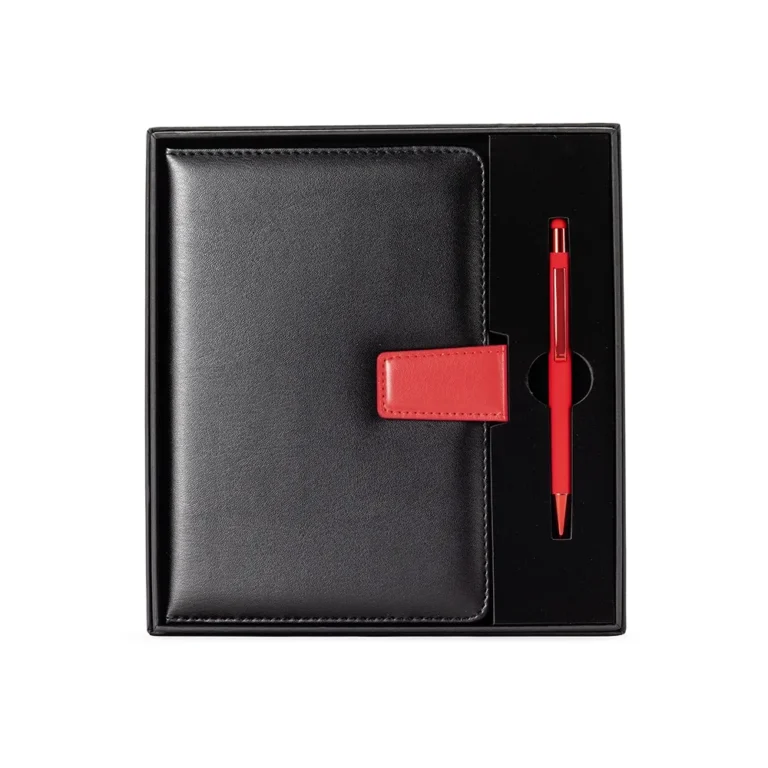 KIT EXECUTIVO 2 PEÇAS CAPA EM COURO SINTÉTICO