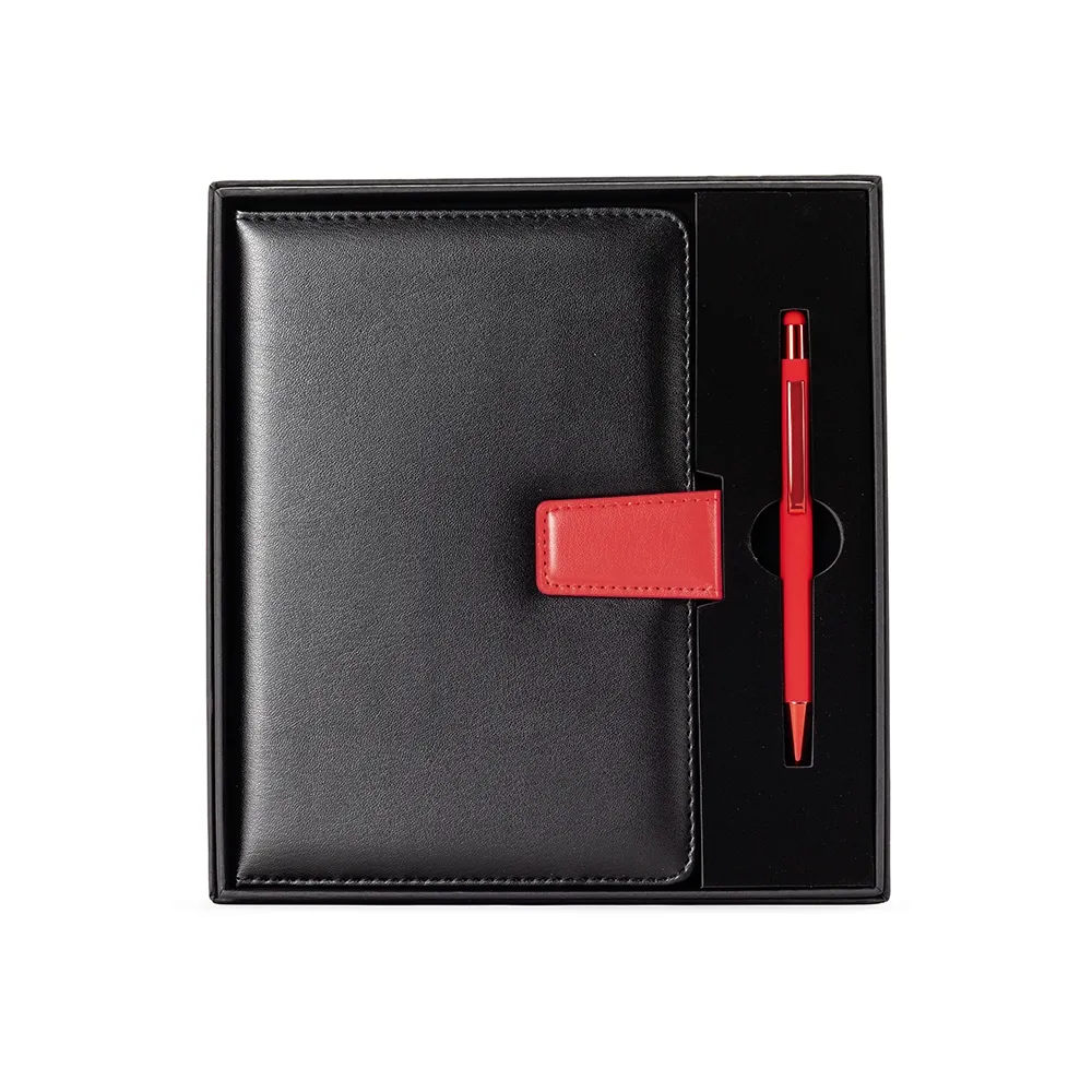 KIT EXECUTIVO 2 PEÇAS CAPA EM COURO SINTÉTICO