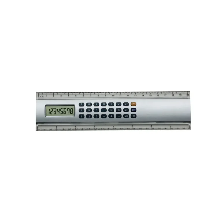 Calculadora Eletrônica de Mesa com Régua de 20cm
